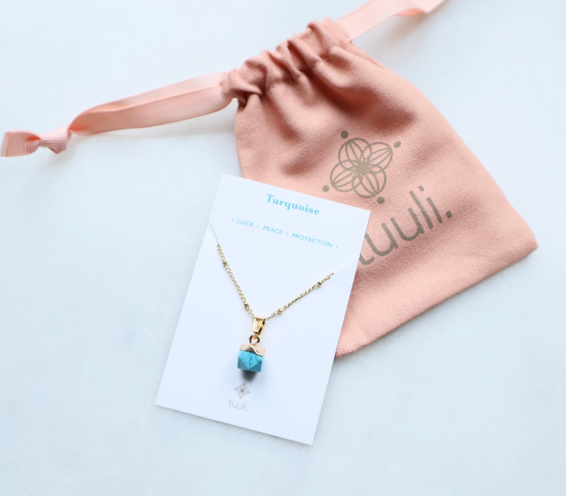 Turquoise Necklace for Inner Strength (XS)