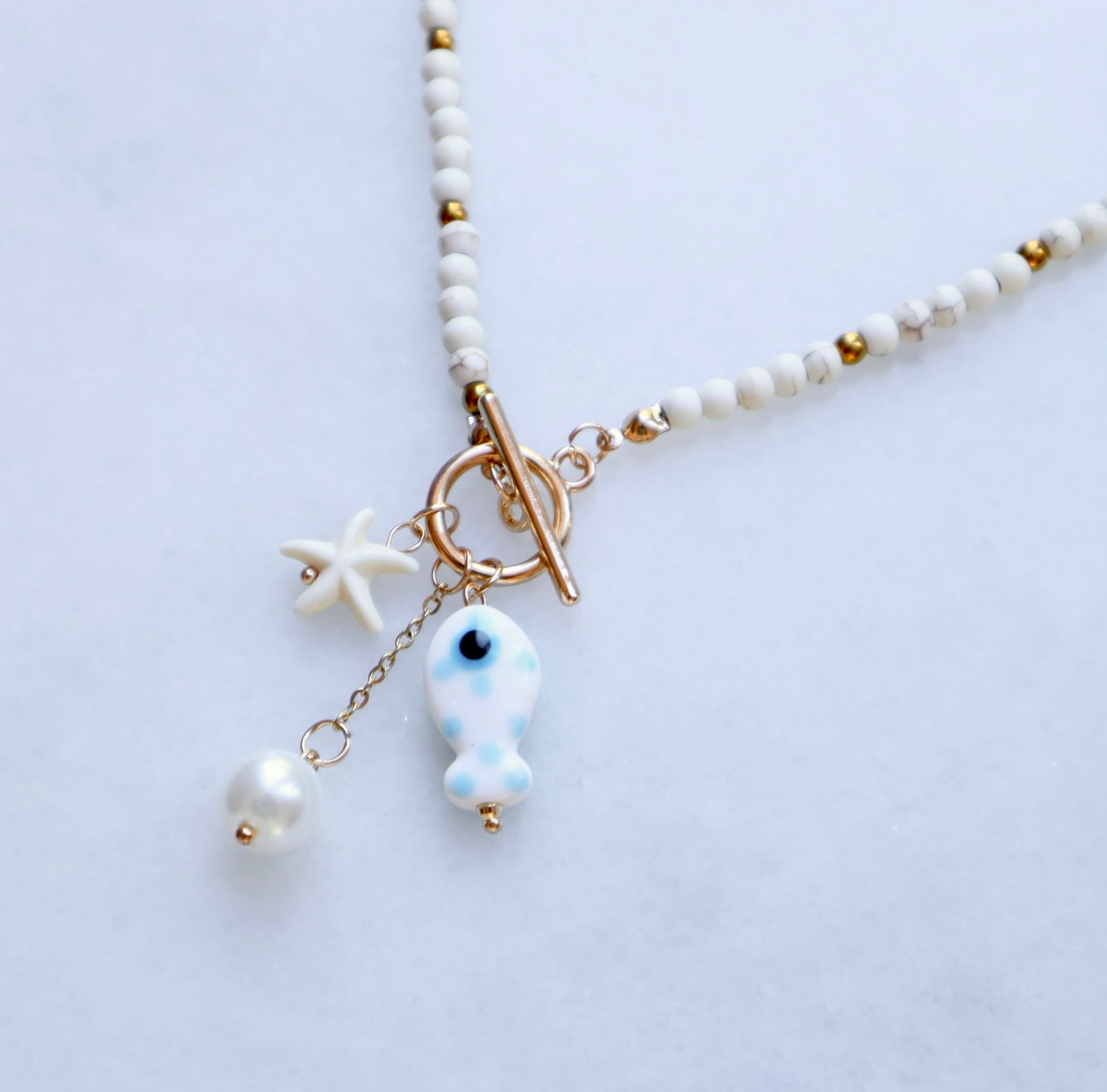 The Amalfi Necklace - Howlite
