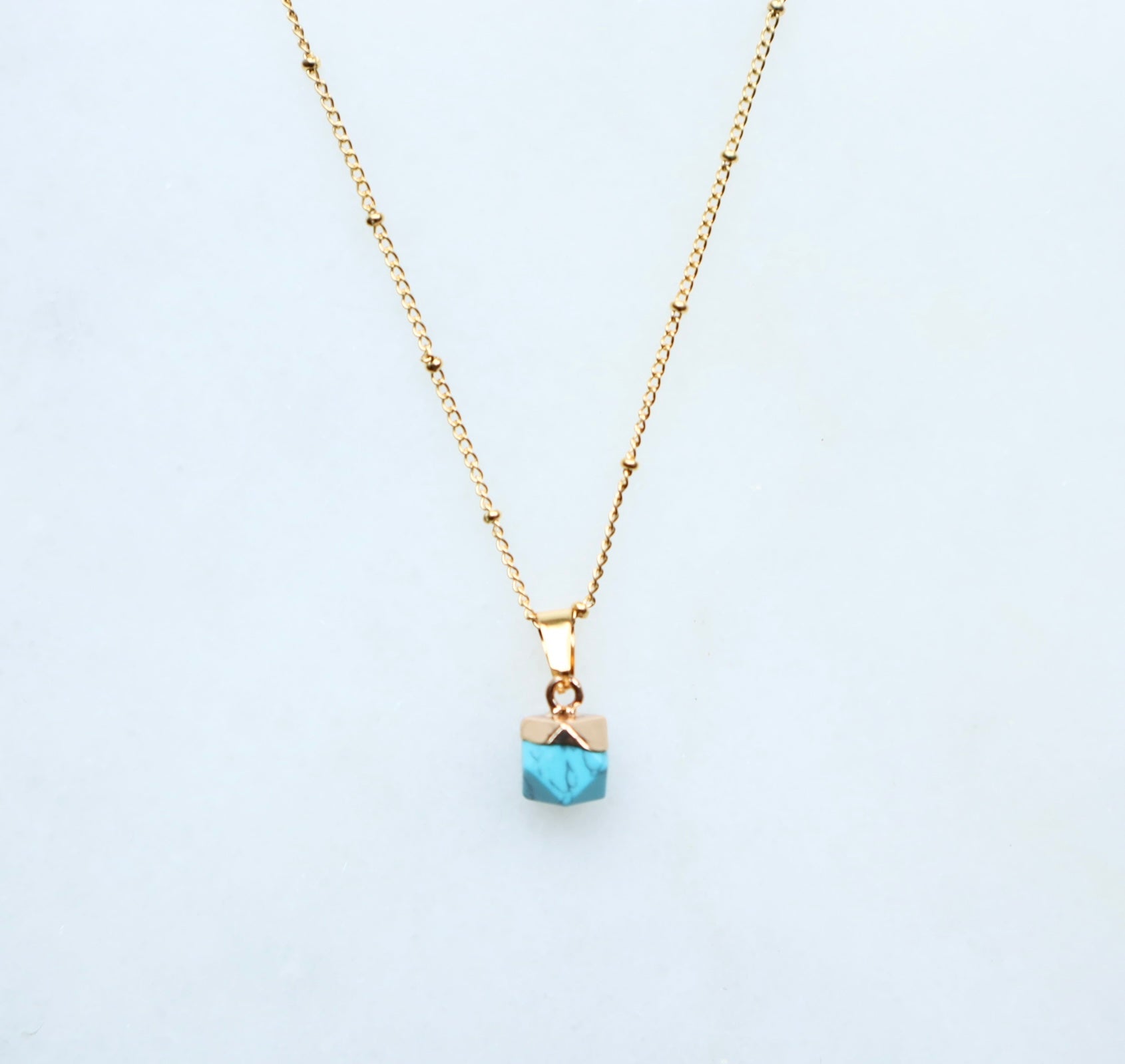 Turquoise Necklace for Inner Strength (XS)