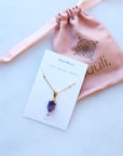 Amethyst Point Necklace for Peace & Calm