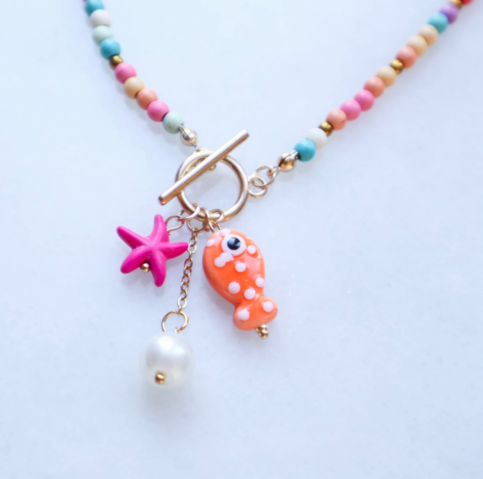 The Amalfi Necklace - Pink