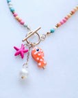The Amalfi Necklace - Pink