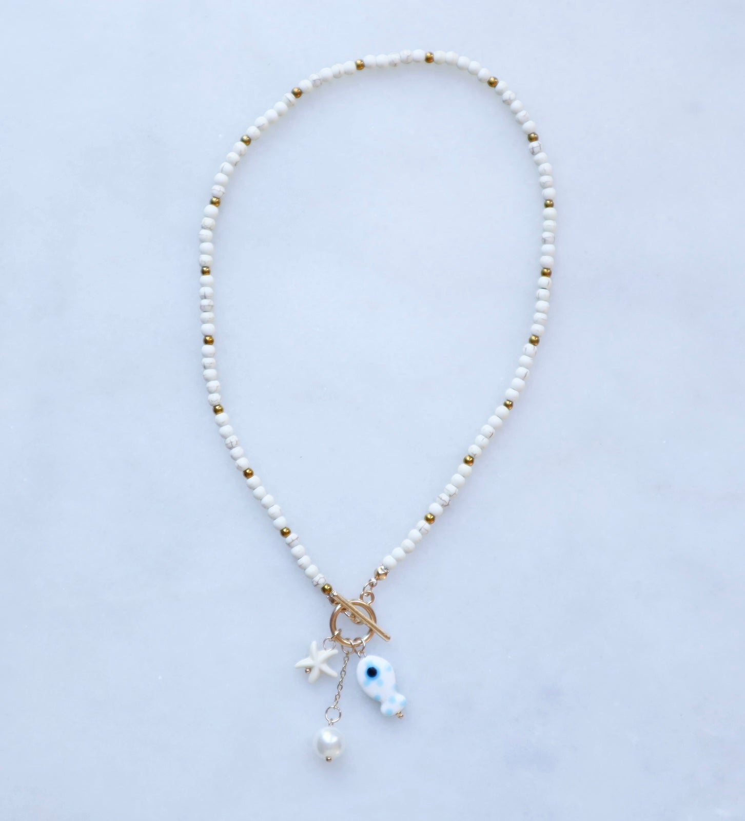 The Amalfi Necklace - Howlite