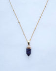 Lapis Lazuli Point Necklace for Truth & Confidence