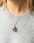 Amethyst Necklace for Peace & Calm