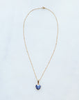 Lapis Lazuli Heart Necklace for Truth & Inner Wisdom