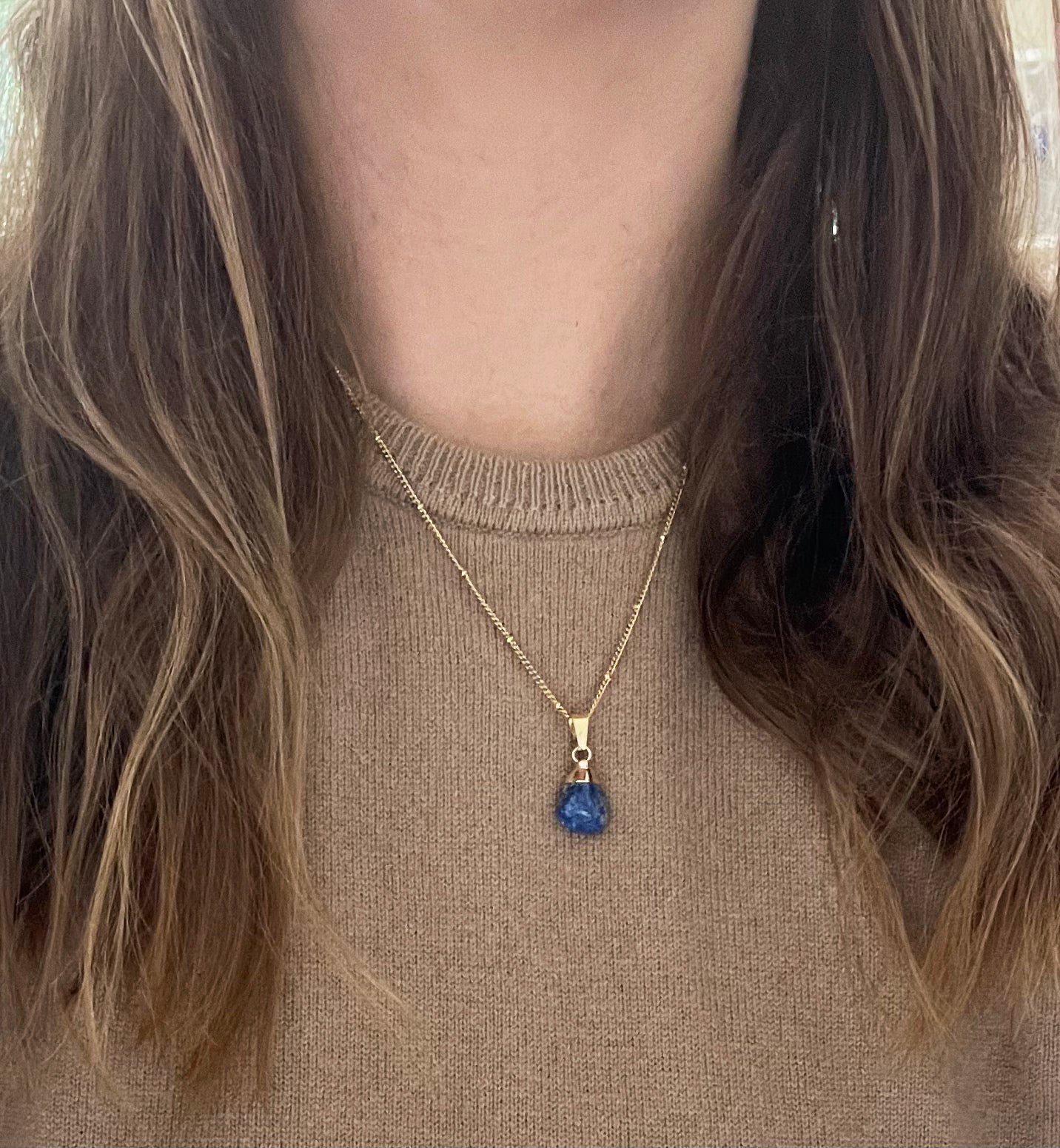 Lapis Lazuli Necklace for Truth & Confidence