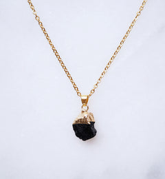 Black Tourmaline Necklace for Protection
