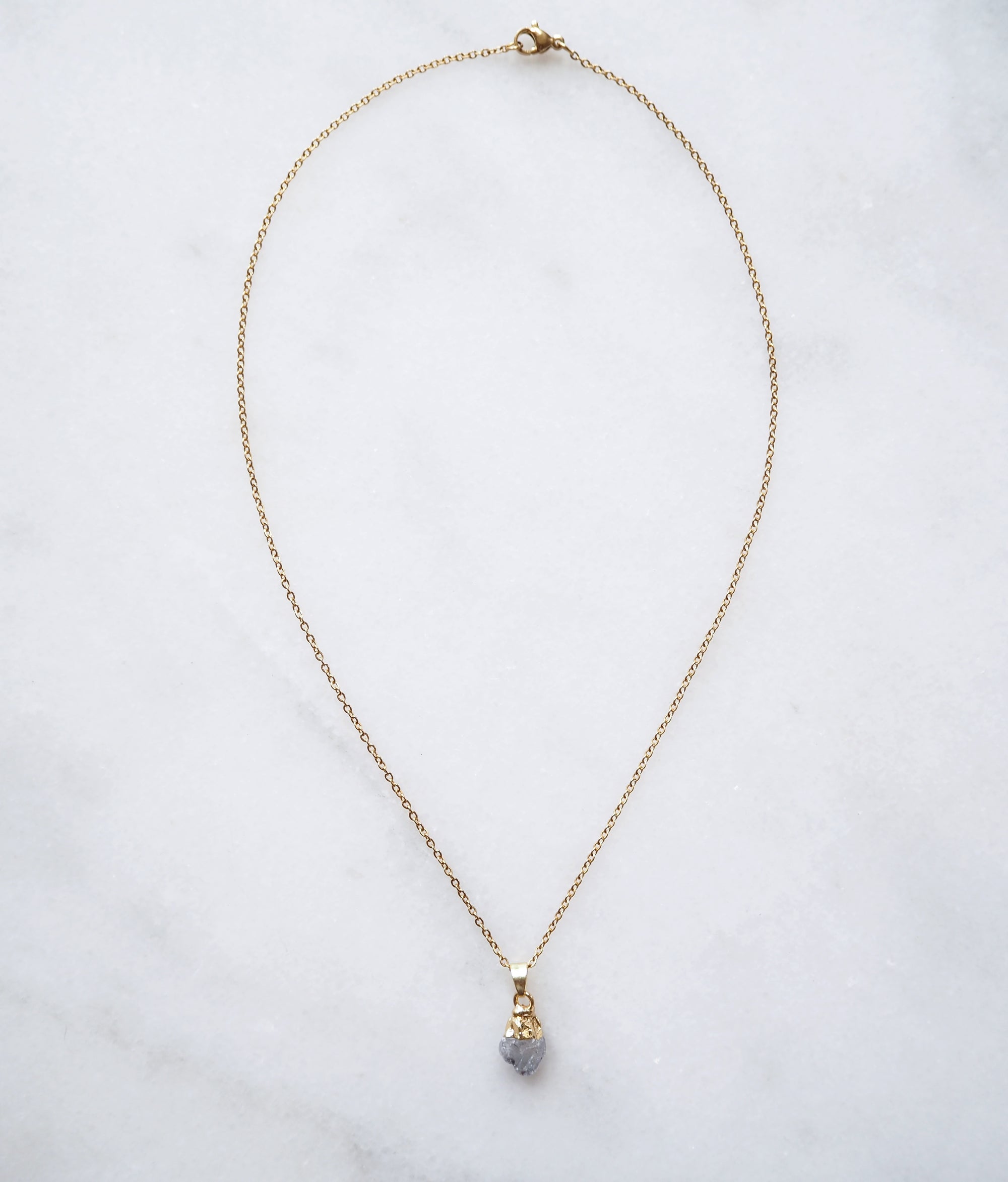 Blue Fluorite Necklace for Focus & Positivity