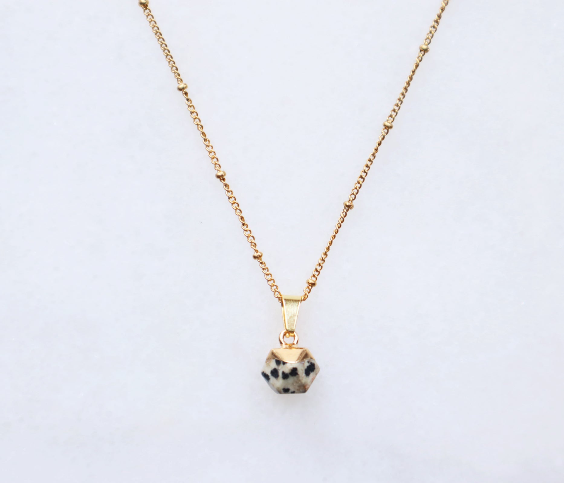 Dalmatian Jasper Necklace for Personal Development