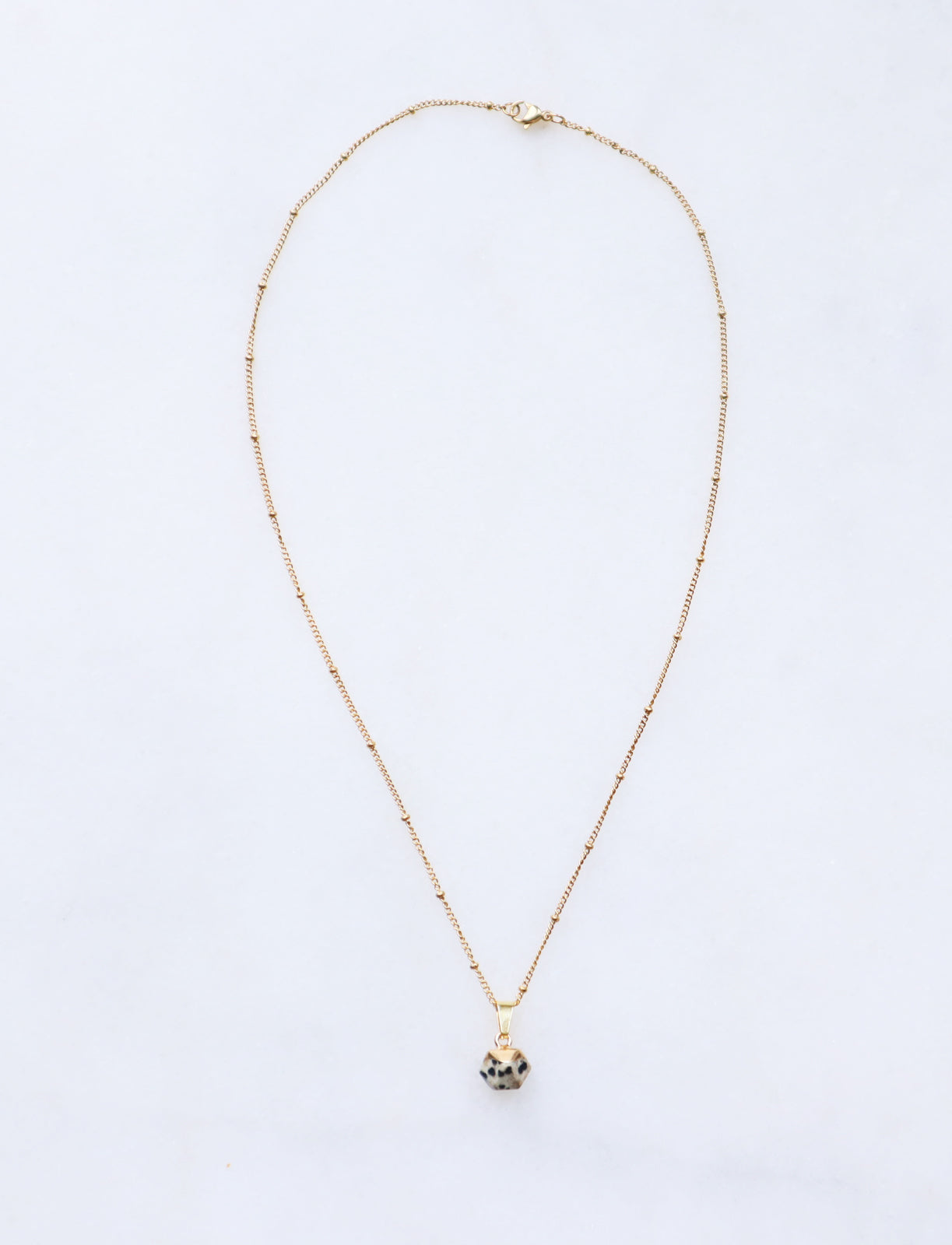 Dalmatian Jasper Necklace for Personal Development