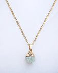 Green Fluorite Necklace for Focus & Balance (S)