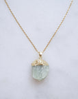 Green Fluorite Necklace for Focus & Growth