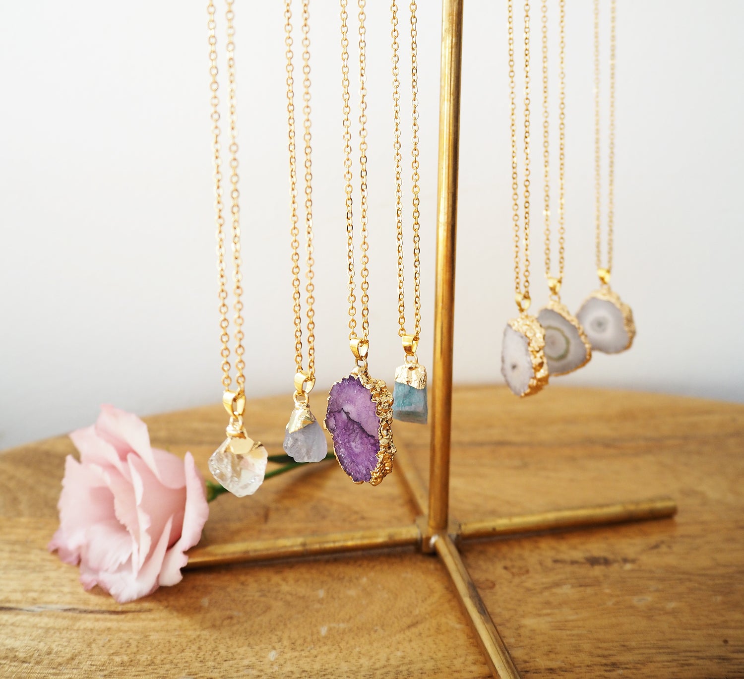 Blue Fluorite Necklace for Focus & Positivity