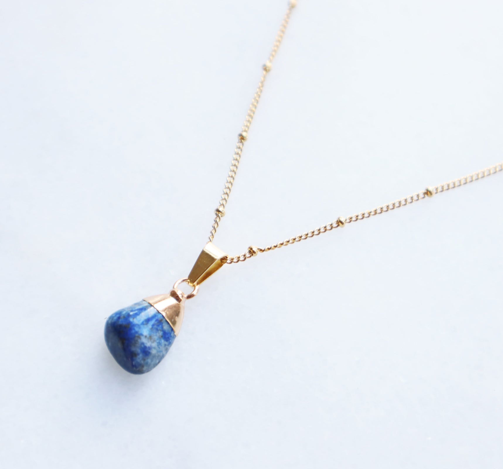 Lapis Lazuli Necklace for Truth & Confidence