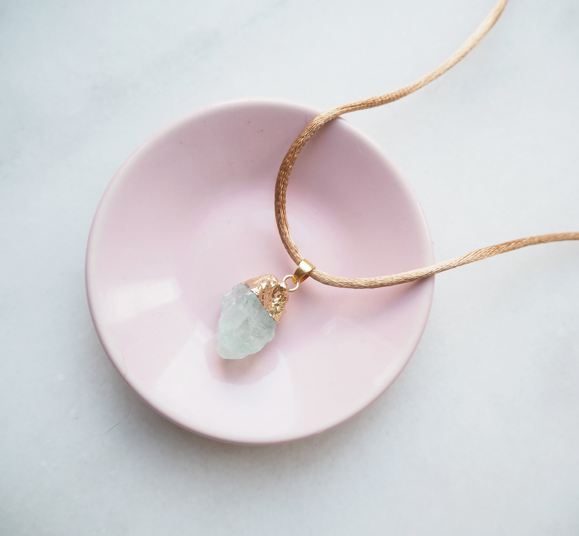 Green Fluorite Necklace for Focus & Growth