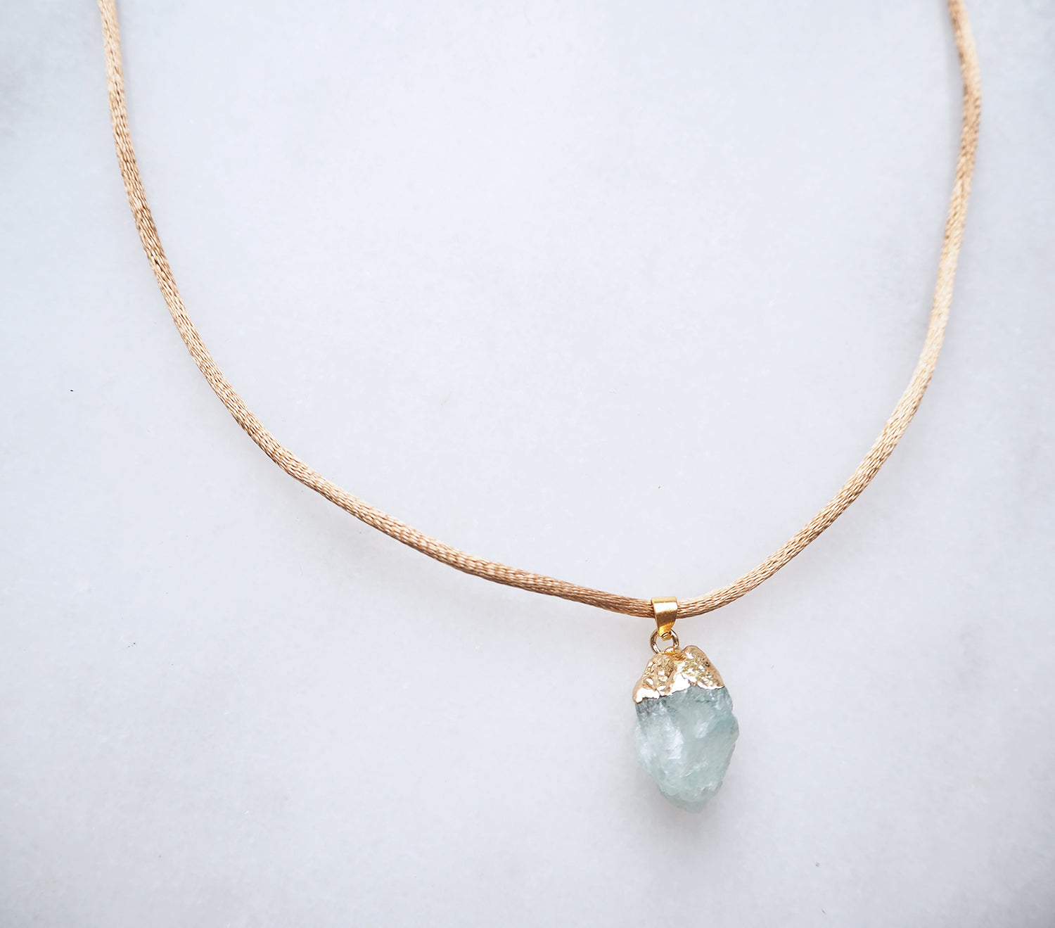 Green Fluorite Necklace for Focus & Growth