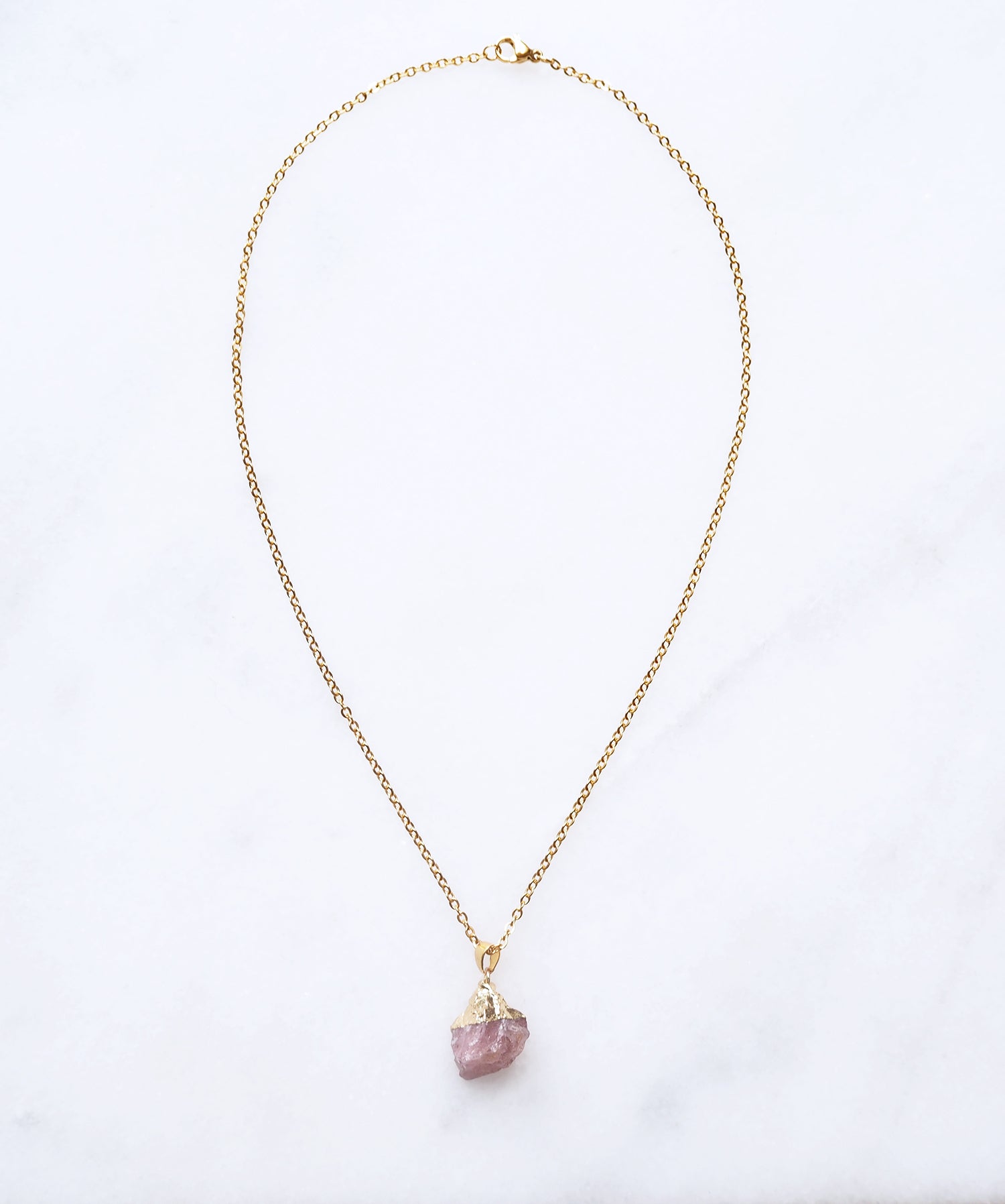 Strawberry Quartz Necklace for Love & Joy