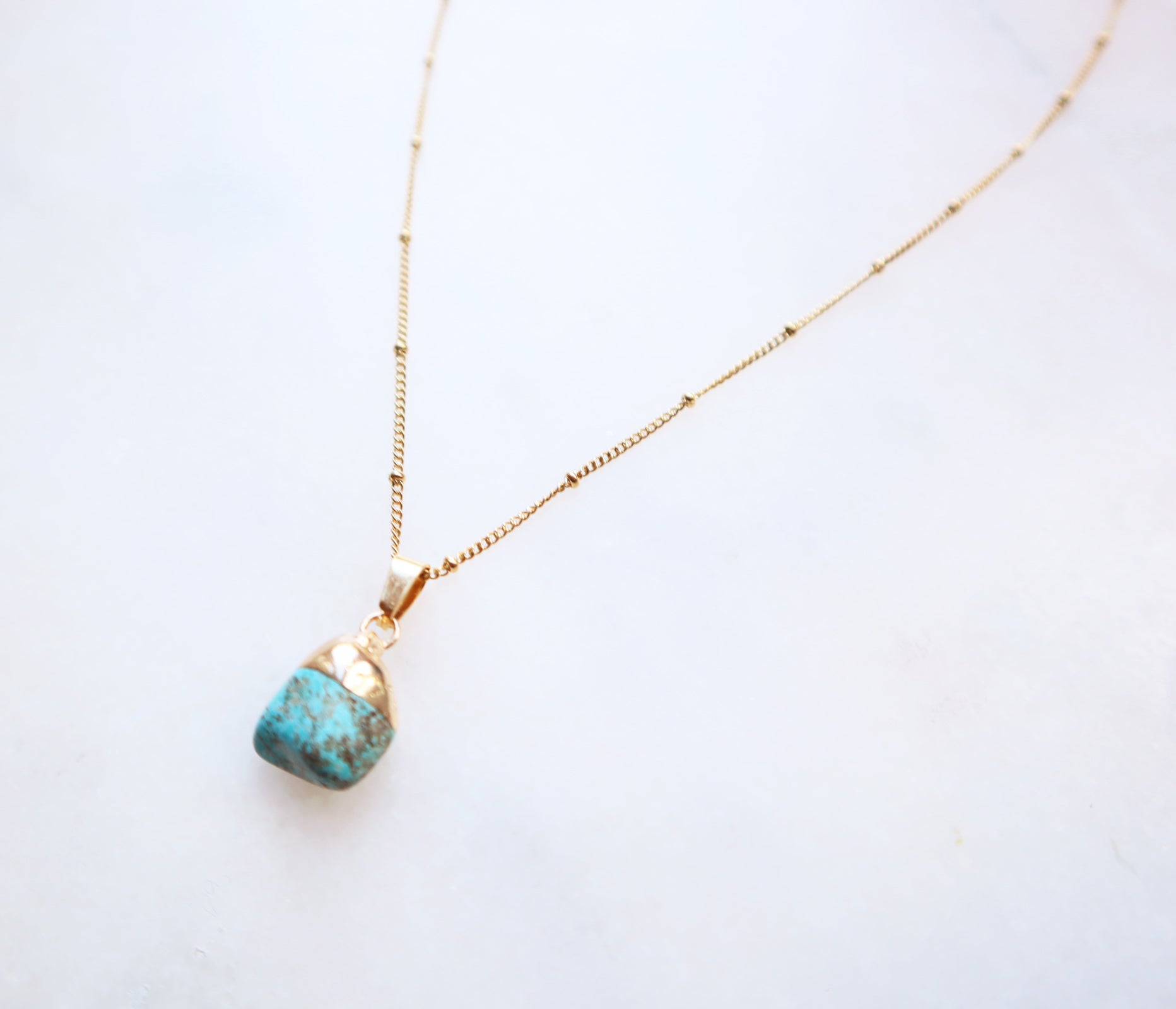 Turquoise Necklace for Protection & Confidence