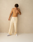 Unisex Meditation Terry Pants Creme