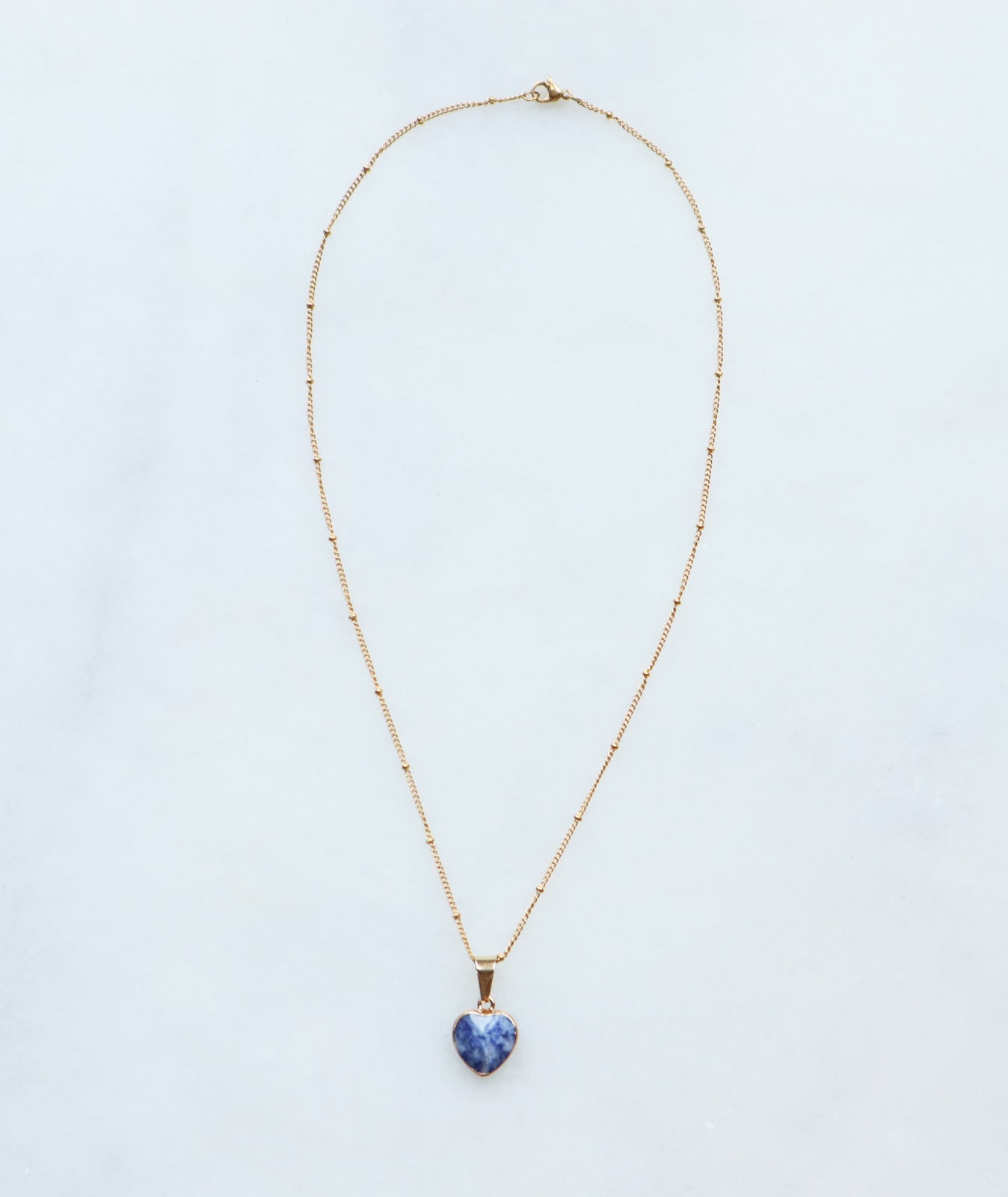 Lapis Lazuli Heart Necklace