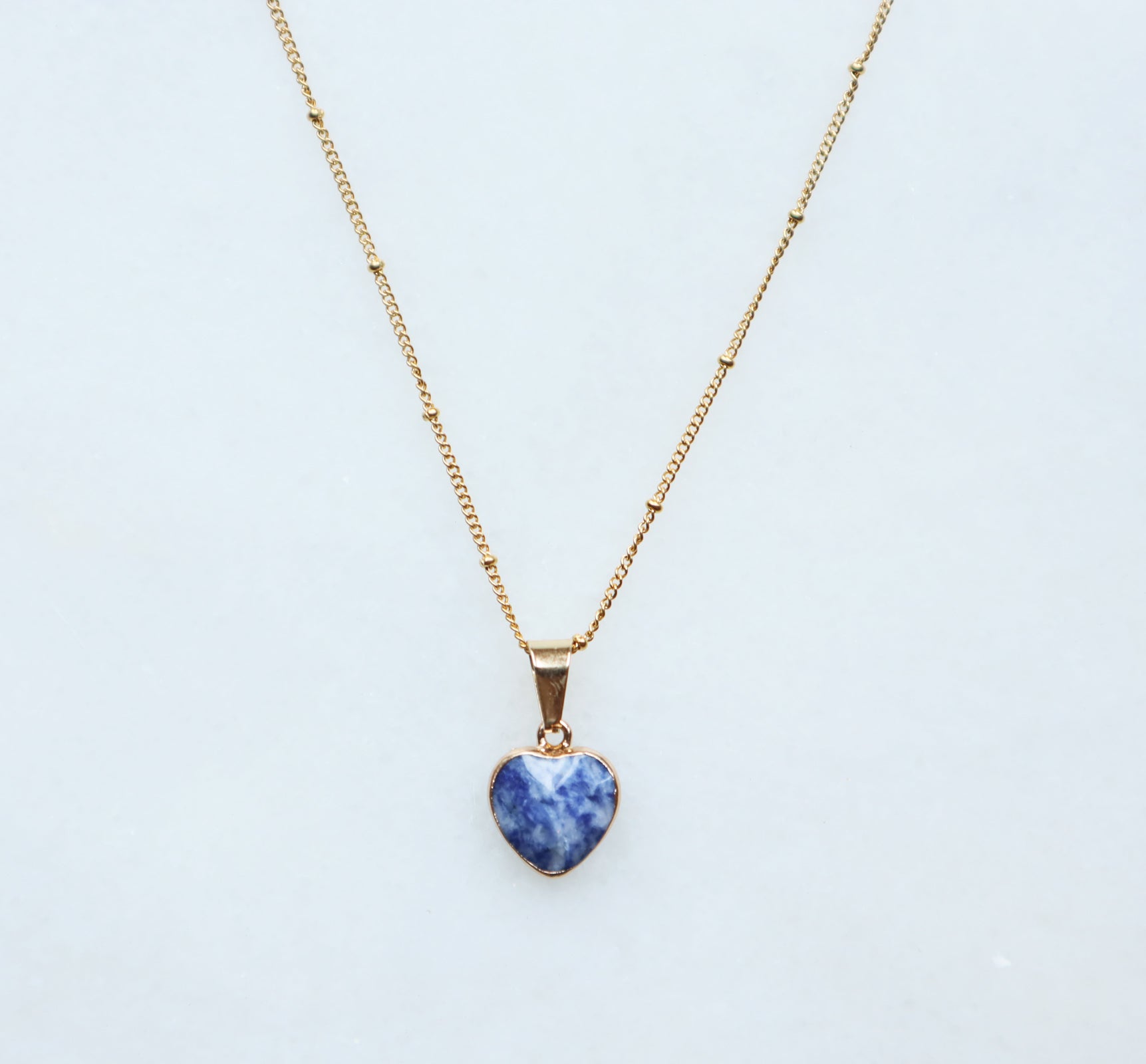 Lapis Lazuli Heart Necklace