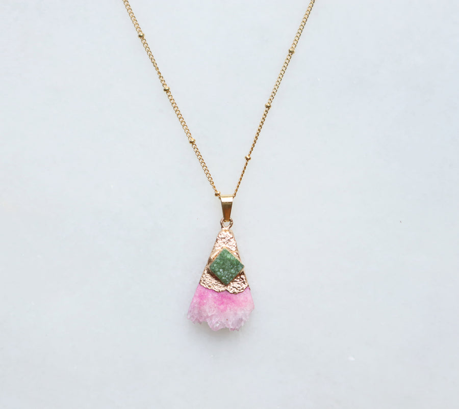 Magical Druzy Agate Necklace