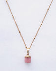 Pink Chalcedony Necklace