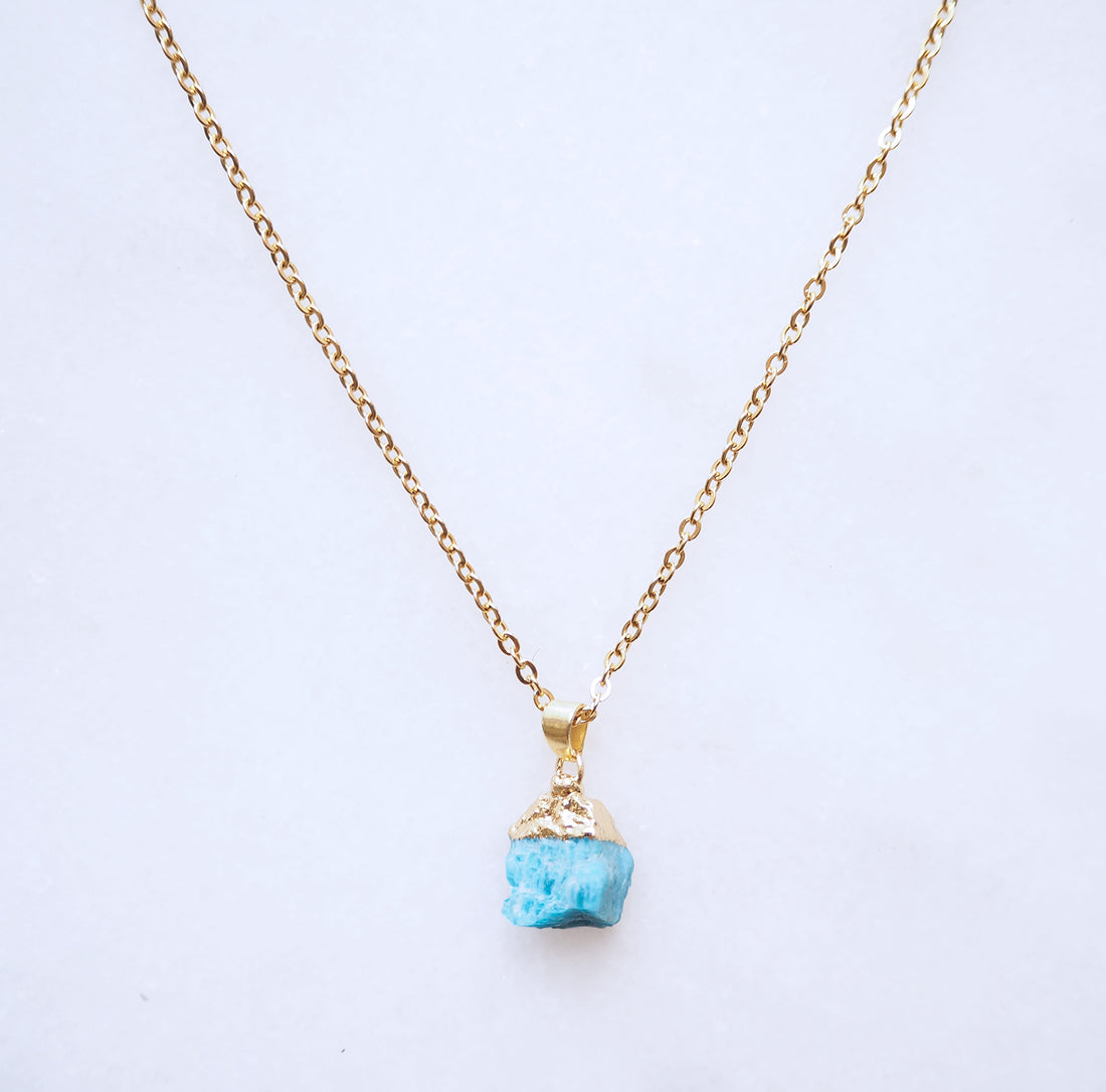 Blue Apatite Necklace