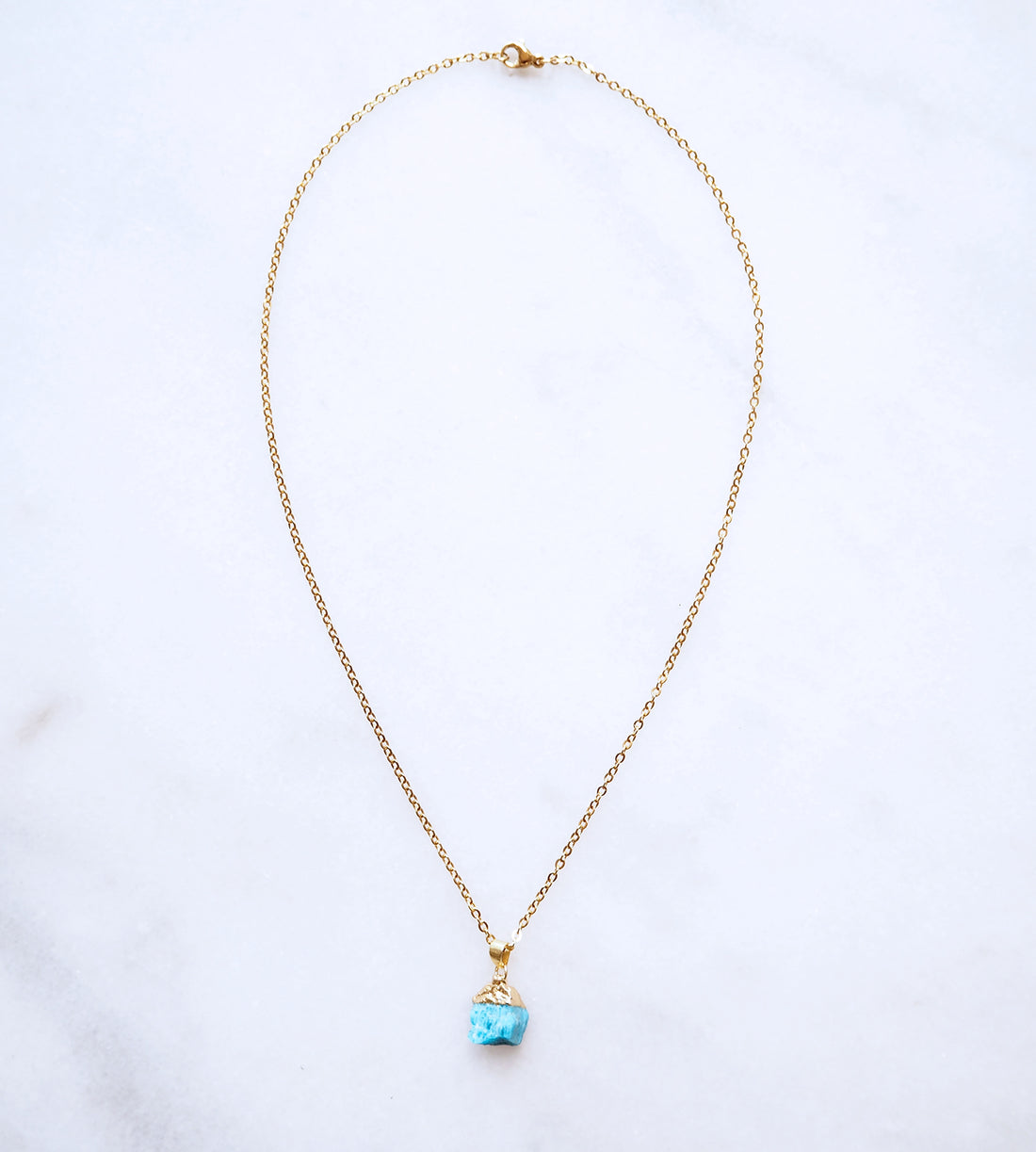 Blue Apatite Necklace