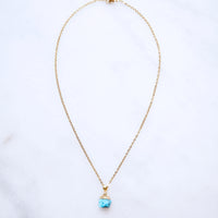 Blue Apatite Necklace