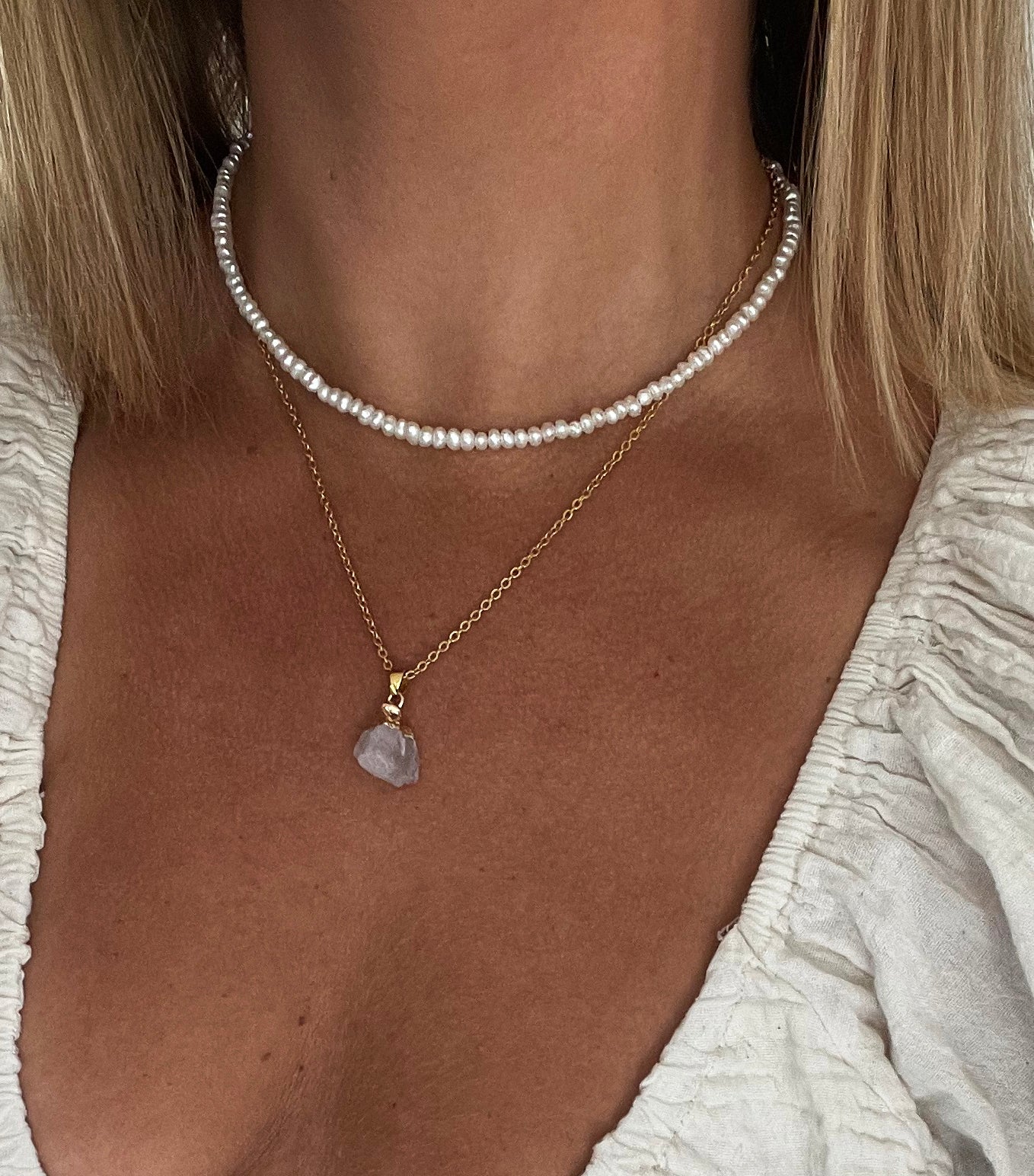 Clear Quartz Necklace