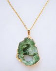 Limited Edition Green Druzy Sprinkle Necklace