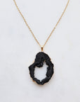 Limited Edition Black Druzy Sprinkle Necklace