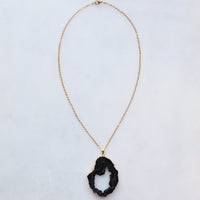 Limited Edition Black Druzy Sprinkle Necklace