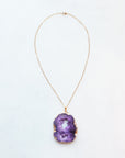 Limited Edition Purple Druzy Sprinkle Necklace