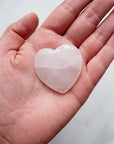 Rose Quartz Heart - M