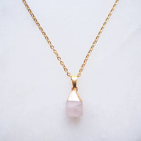 Rose Quartz Necklace - S