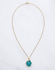 Turquoise Druzy Agate Necklace